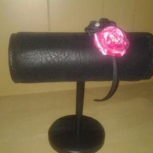 Boutique Headband Display Black Leatherette With..